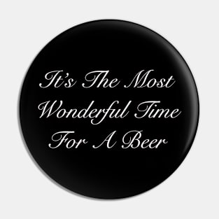 It's the most wonderful time for a beer Pin