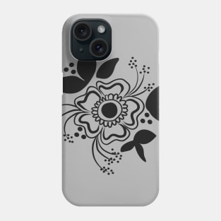 Henna Flower Phone Case