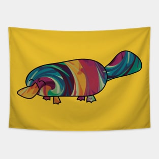 Marbled Platypus Tapestry