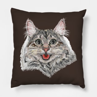 The Cat Smile Pillow