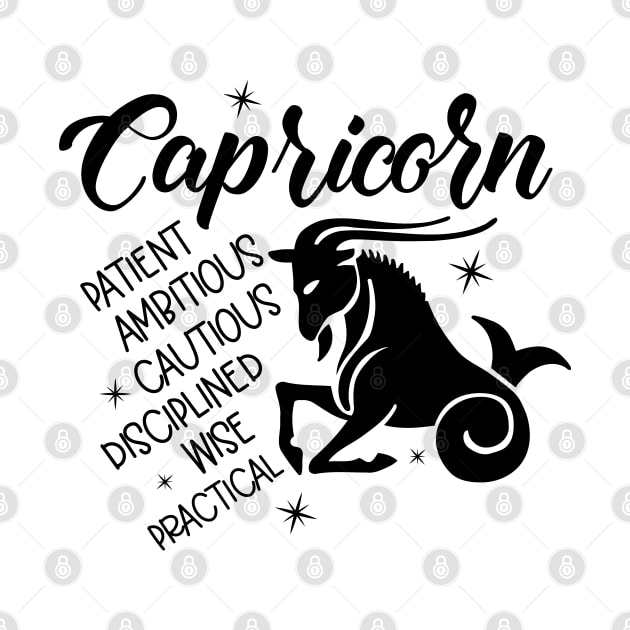 Capricorn Zodiac Sign Positive Personality Traits by The Cosmic Pharmacist