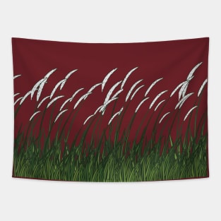 Cartoon  beautiful reeds Tapestry