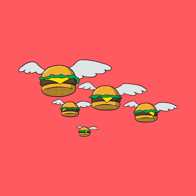 Flying Burgers by manikx