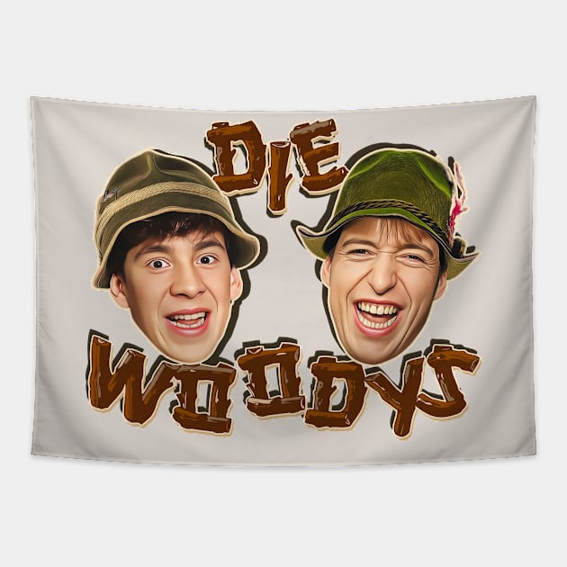 DIE WOODYS Tapestry by darklordpug