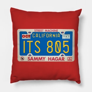 Sammy Hagar - It's 8:05 (Time to Rock) License Plate Pillow