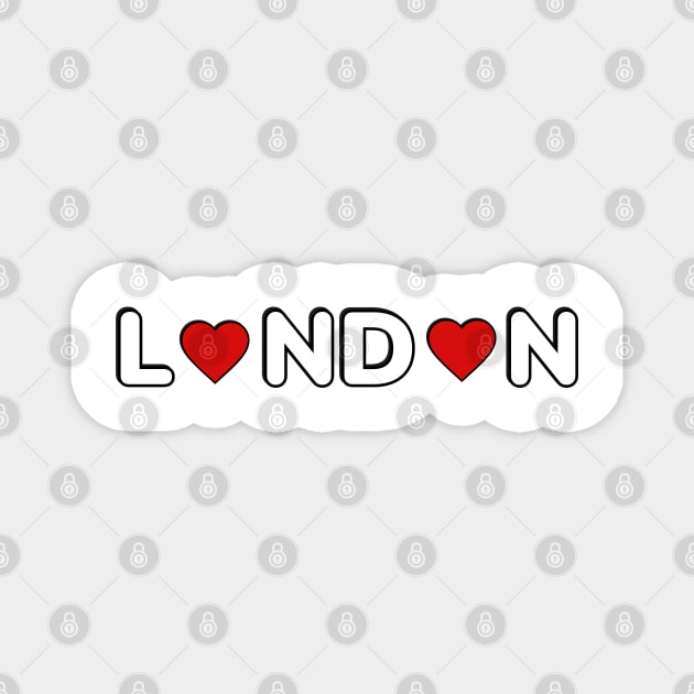 I love London Magnet by brightnomad