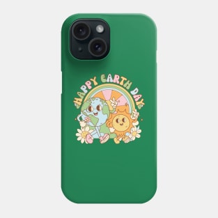 Happy Earth Day Retro Earth Day 2024 Environment Phone Case