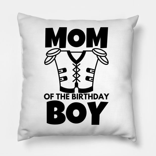 Mom of the birthday boy Pillow by mksjr