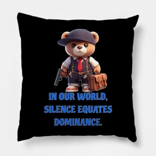 Mafia teddy bear 2.0 Pillow