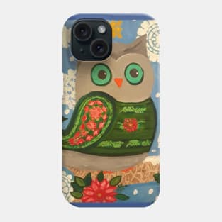 Peppino the Chritmas Owl Phone Case