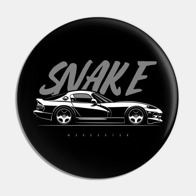 Snake Pin by Markaryan