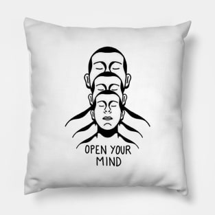open your mind Pillow