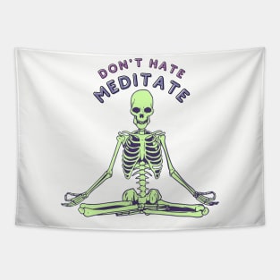 Zen skeleton Tapestry