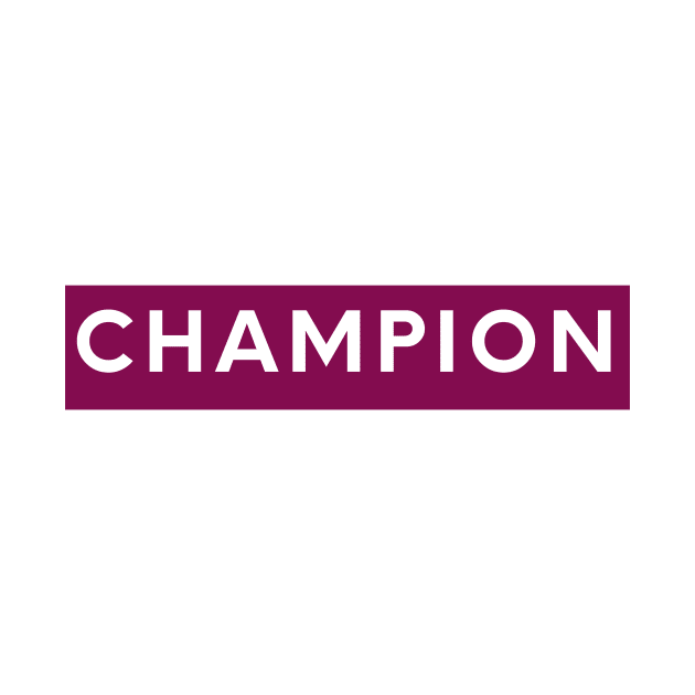 champion by Christian custom designz