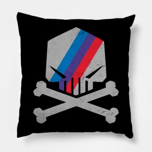 Motorsport Power Skull Pillow