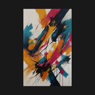 Premium Abstract Brush Design Phone skin for iPhone and Android T-Shirt