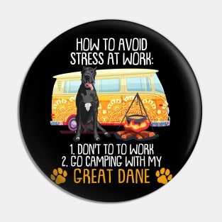 Camping With Great Dane To Avoid Stress Pin