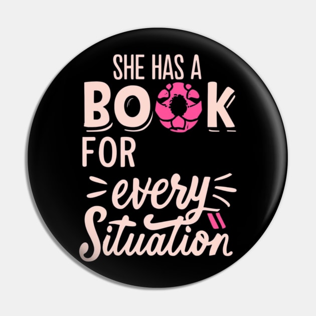 she has a book for every situation Pin by RalphWalteR