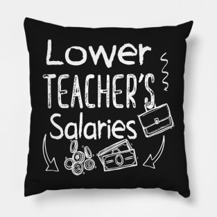 Lower Teacher Salaries Abroad - Cool Pillow