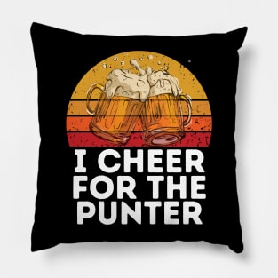 i cheer for the punter Pillow