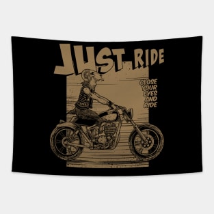 Just Ride Tapestry