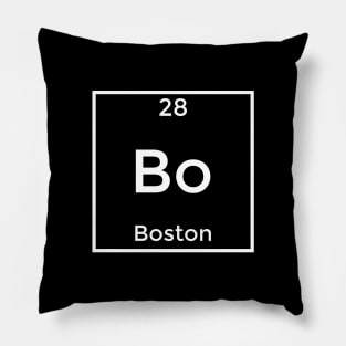 Boston Periodic Table Element Pillow