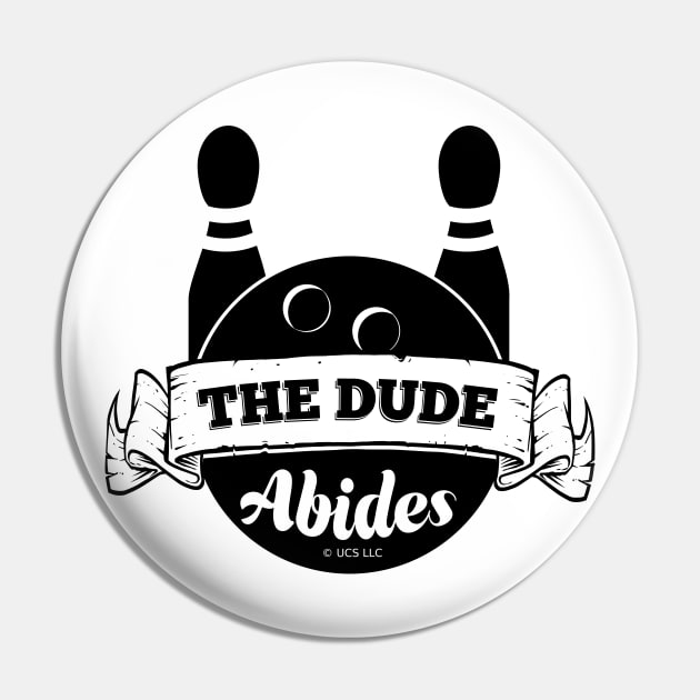 The Dude Abides Pin by LICENSEDLEGIT