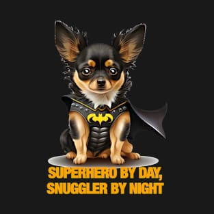 Dog - Superhero By Day, Snuggler By Night T-Shirt