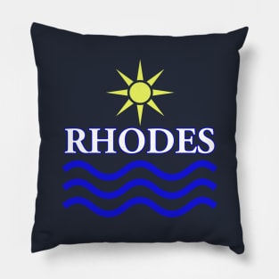 RHODES-Greece Sun Water Pillow