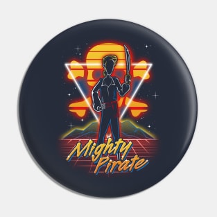 Retro Mighty Pirate Pin