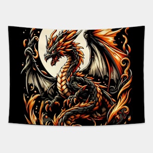 Fire Dragon Tapestry