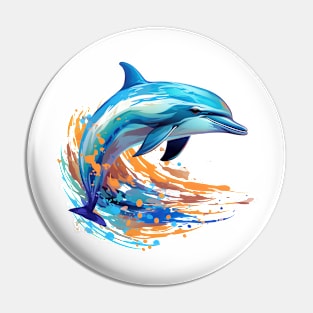 Adorable Dolphin Pin