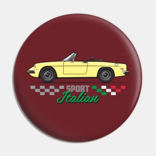 sport yellow Pin