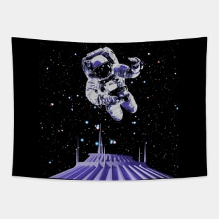 Space Mountain Astronaut Tapestry