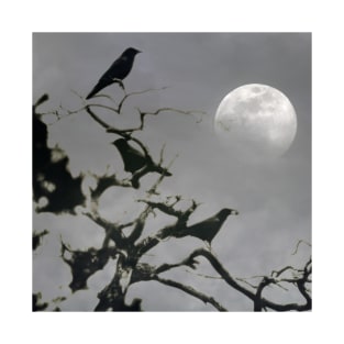 Crows Under A Full Moon T-Shirt