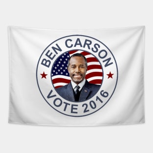 Ben Carson US Flag Tapestry