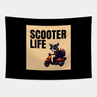 Scooter life Tapestry