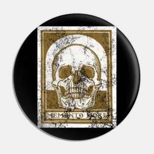 Memento Mori Skull Pin