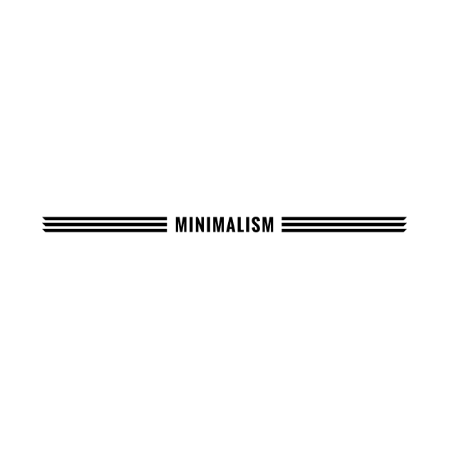 Triple Lined Minimalism (black version) - Minimal DM by Minimal DM