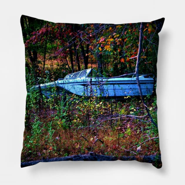 The Old Boat Pillow by J. Rufus T-Shirtery
