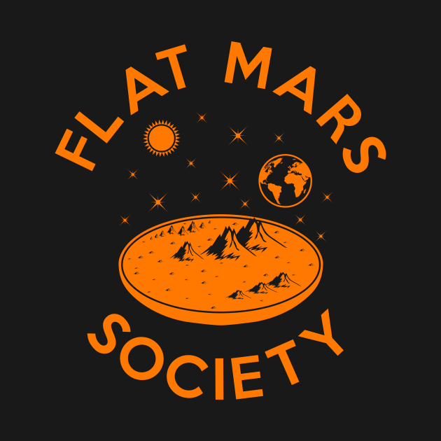 flat mars society t shirt greta