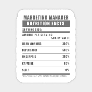 Marketing Manager Humor Magnet