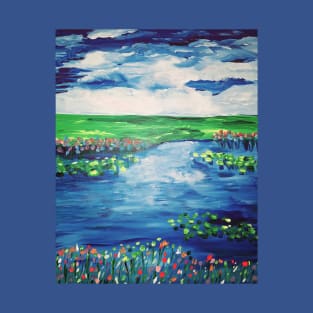 Marsh Wetlands in Spring T-Shirt