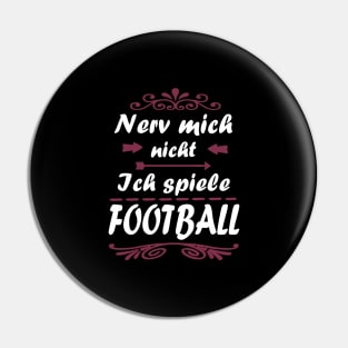 American Football Touchdown Geschenk Mädchen Pin