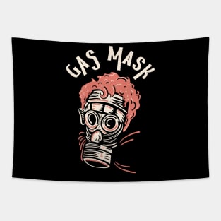 gas mask Tapestry