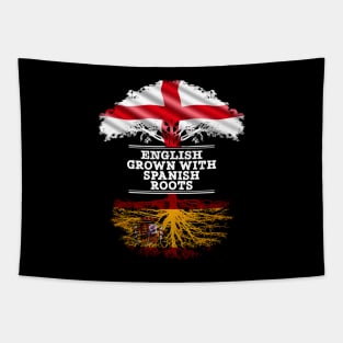 English Grown With Spaniard Roots - Gift for Spaniard With Roots From Spain Tapestry