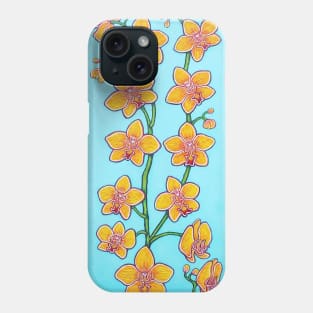 Orchid Blue Bliss Phone Case