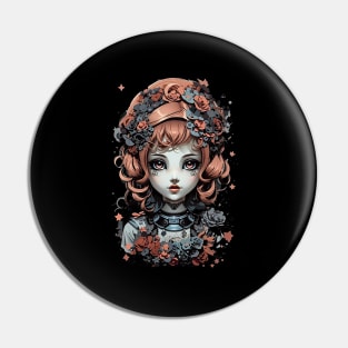 Nadja Doll Horror Pin