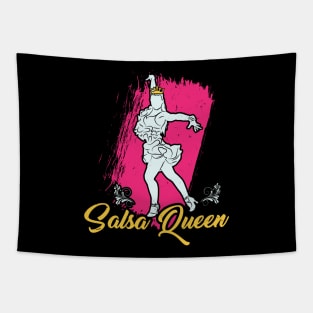 Salsa Dancing Gift " Salsa Queen " Tapestry