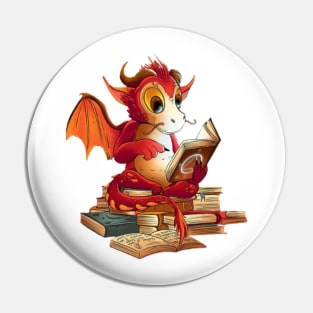 Dragon Reading Pin